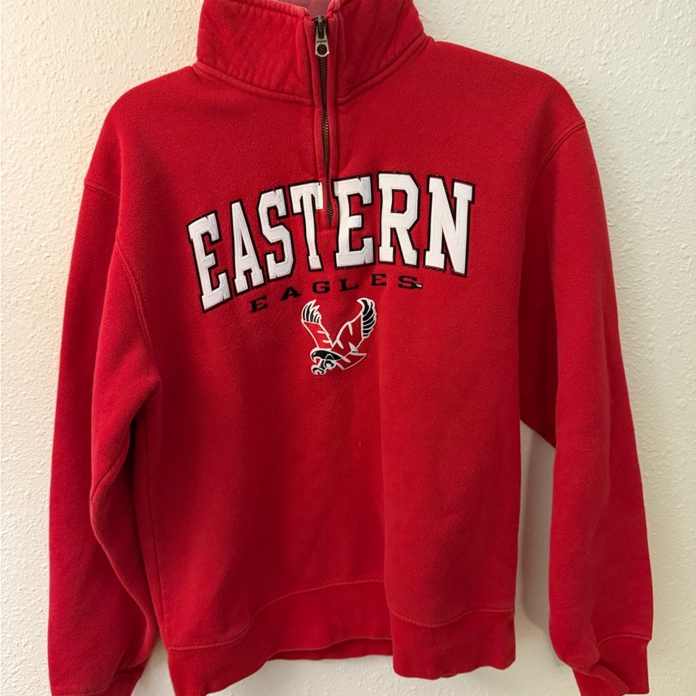 Jansport Red Quarter-Zip Sweatshirt